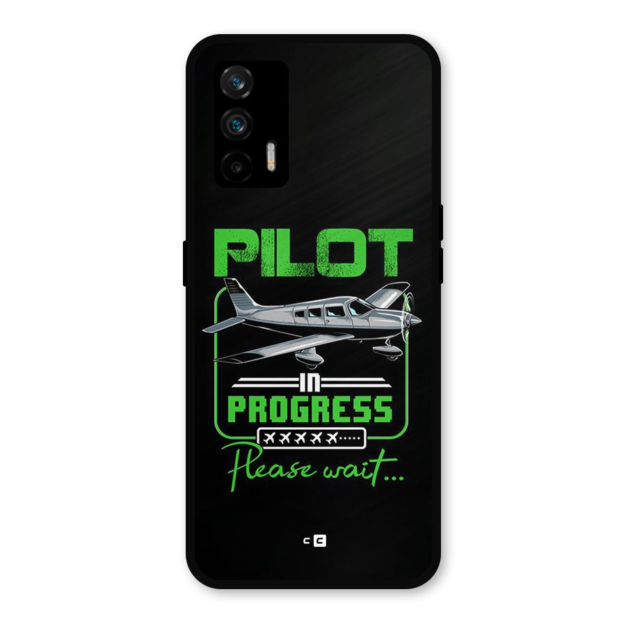 Pilot in Progress Metal Back Case for Realme X7 Max