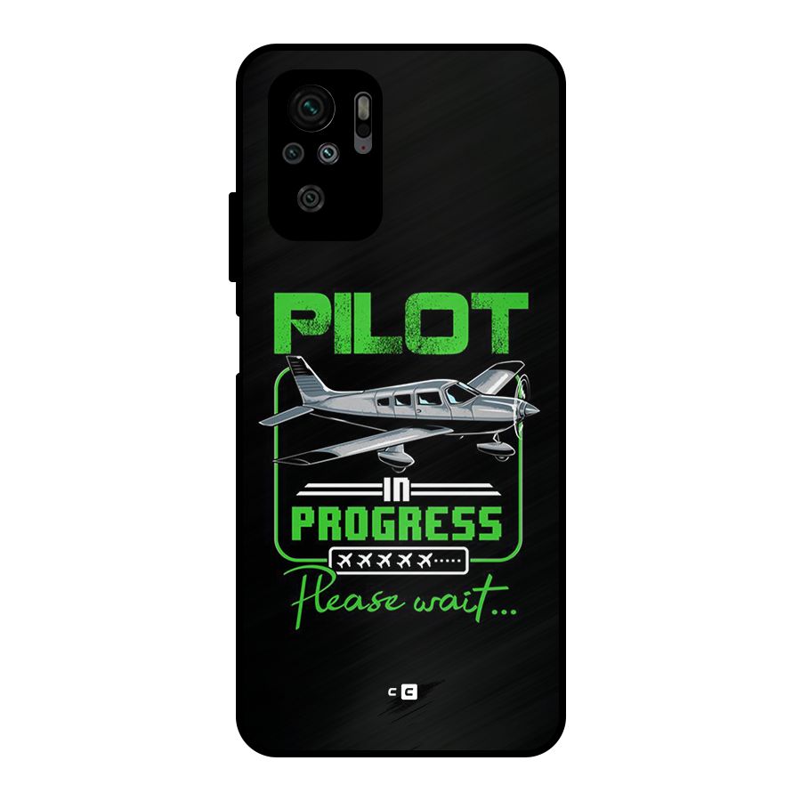 Pilot in Progress Metal Back Case for Redmi Note 11 SE