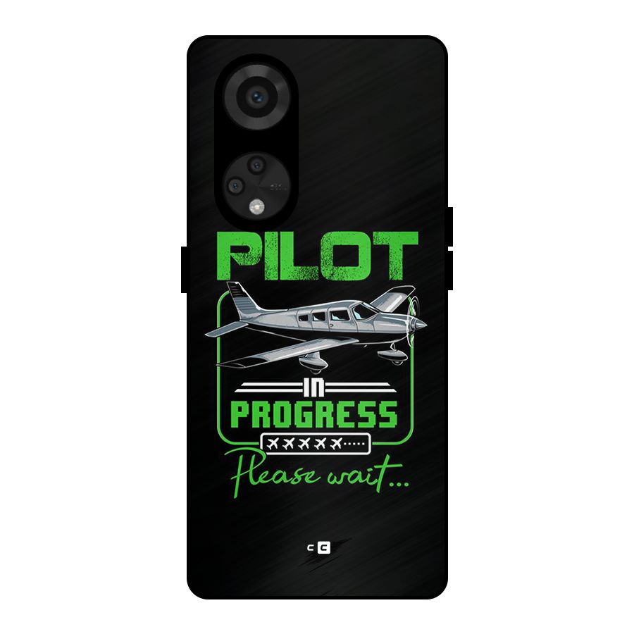 Pilot in Progress Metal Back Case for Reno8 T 5G