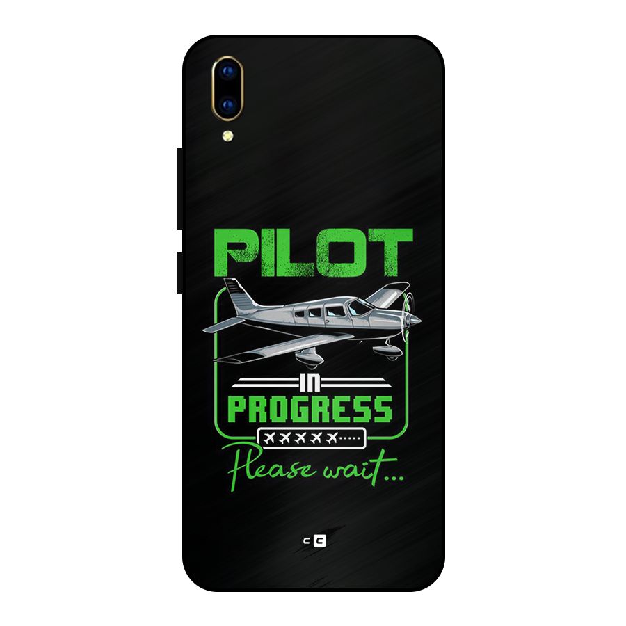 Pilot in Progress Metal Back Case for Vivo V11 Pro