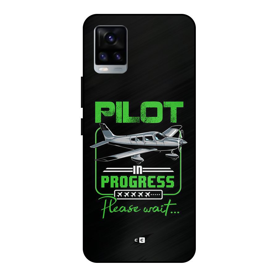 Pilot in Progress Metal Back Case for Vivo V20 2021