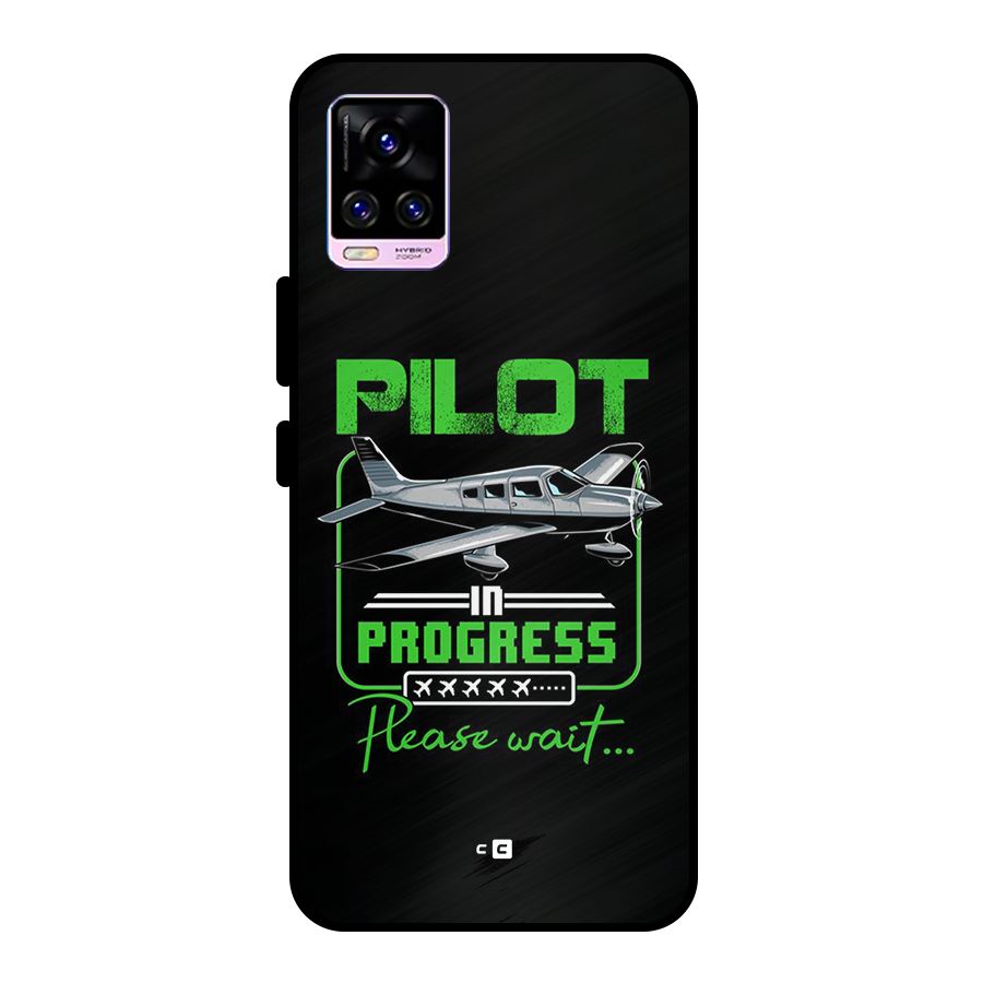 Pilot in Progress Metal Back Case for Vivo V20 Pro