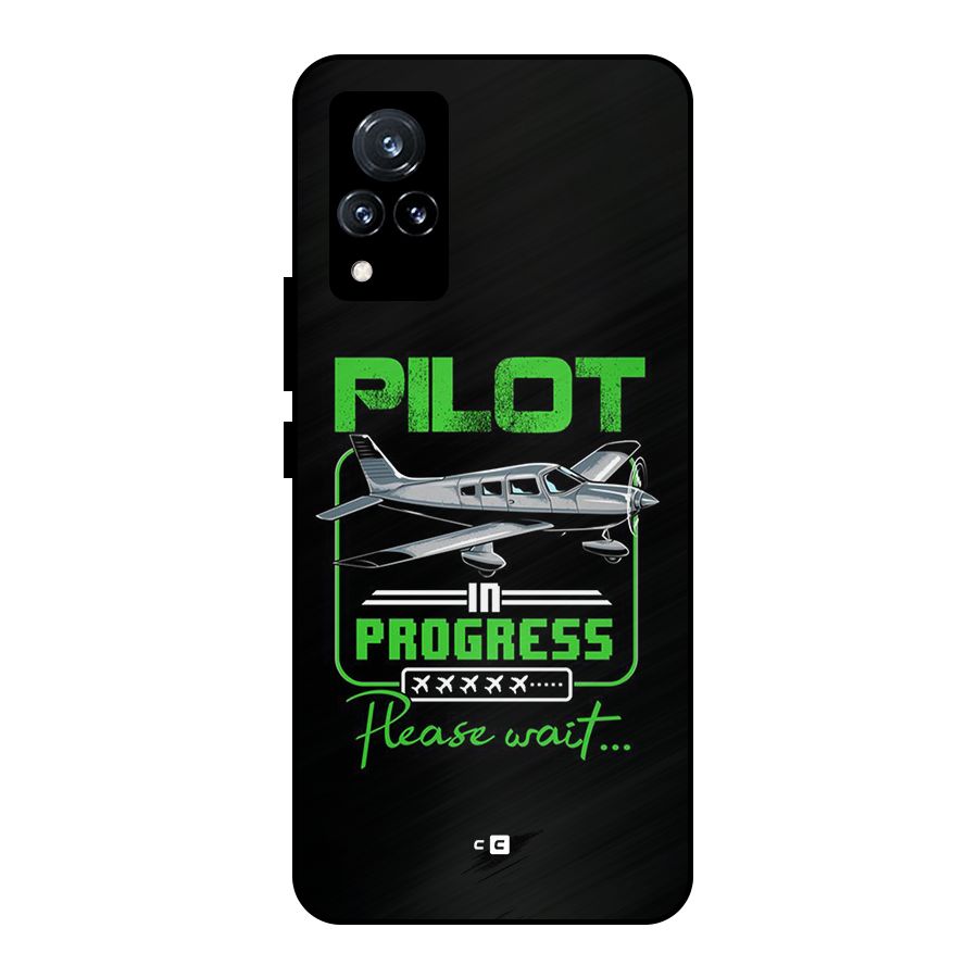 Pilot in Progress Metal Back Case for Vivo V21 5G