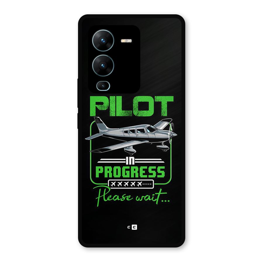 Pilot in Progress Metal Back Case for Vivo V25 Pro
