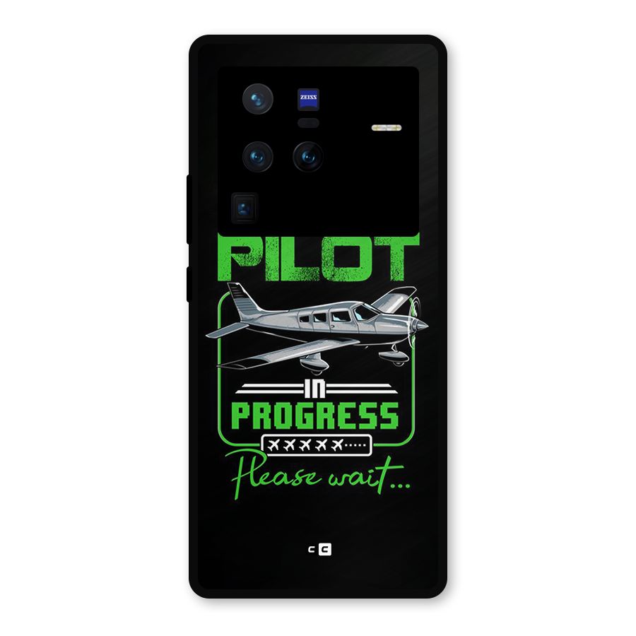 Pilot in Progress Metal Back Case for Vivo X80 Pro