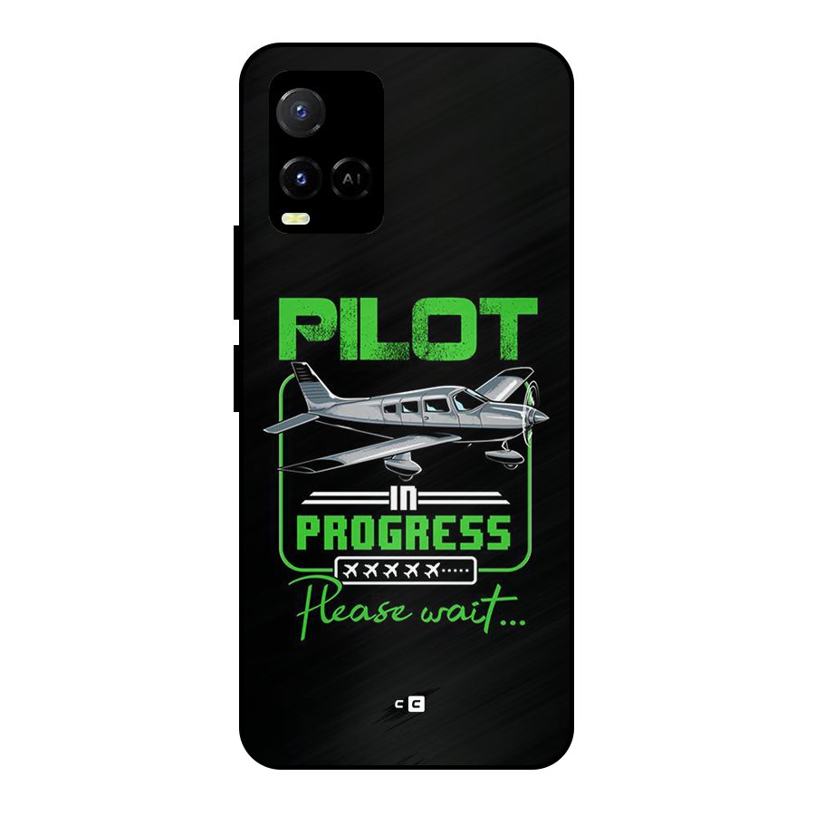 Pilot in Progress Metal Back Case for Vivo Y21