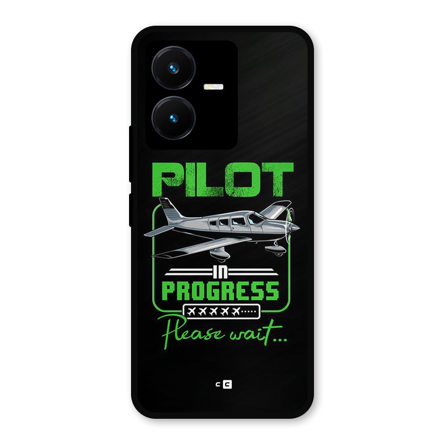 Pilot in Progress Metal Back Case for Vivo Y22