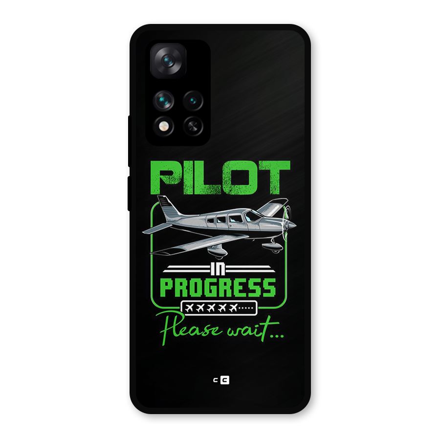 Pilot in Progress Metal Back Case for Xiaomi 11i Hypercharge 5G
