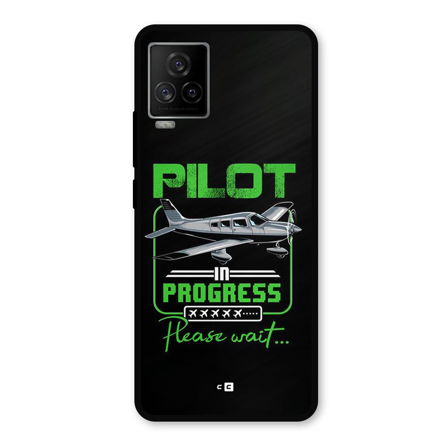 Pilot in Progress Metal Back Case for iQOO 7 Legend 5G