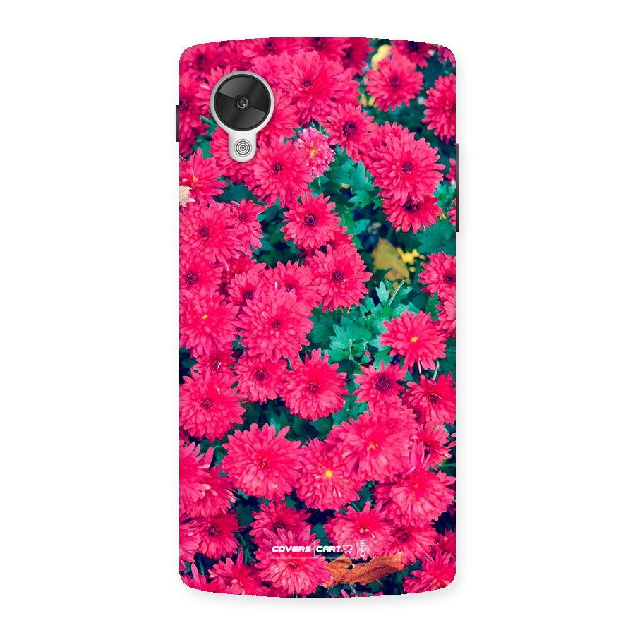 Pink Flowers Back Case for Google Nexsus 5