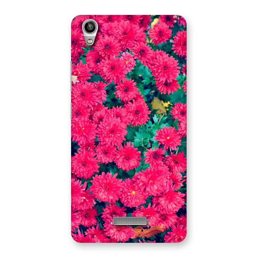 Pink Flowers Back Case for Lava-Pixel-V1