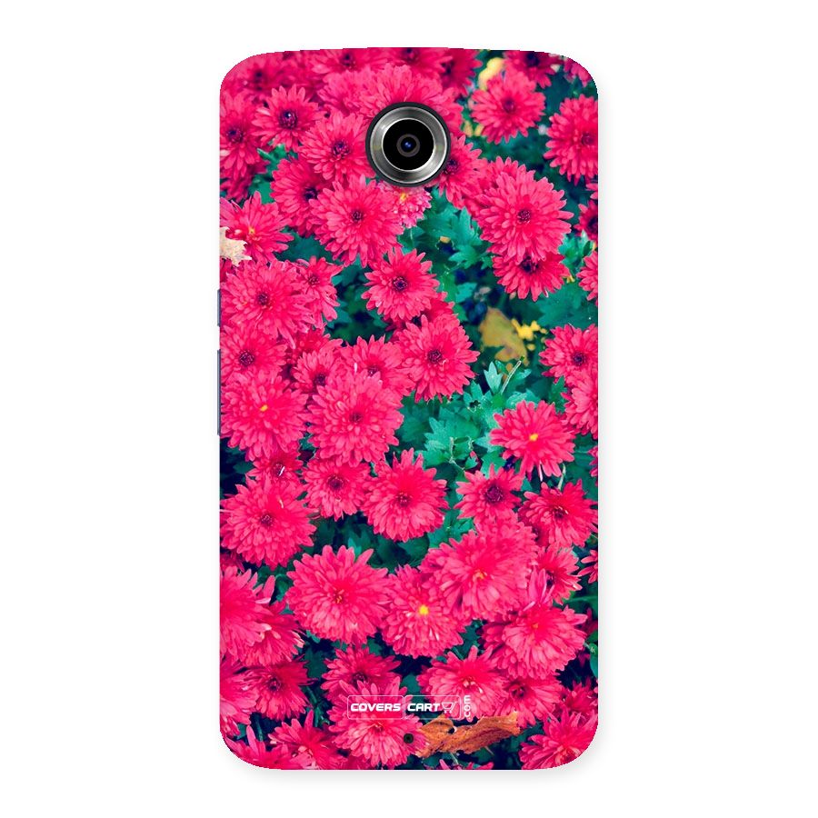 Pink Flowers Back Case for Nexsus 6