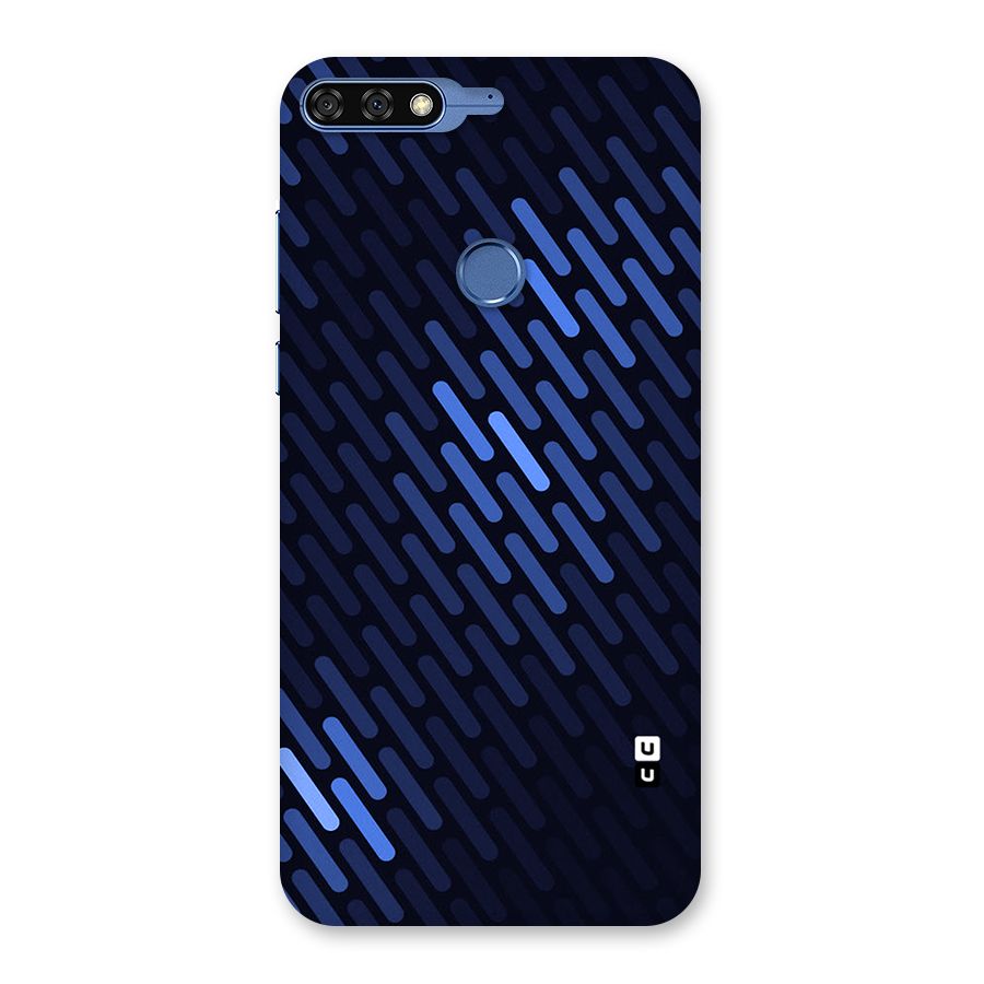 Pipe Shades Pattern Printed Back Case for Honor 7C