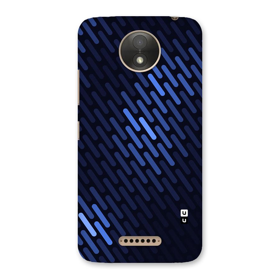 Pipe Shades Pattern Printed Back Case for Moto C Plus