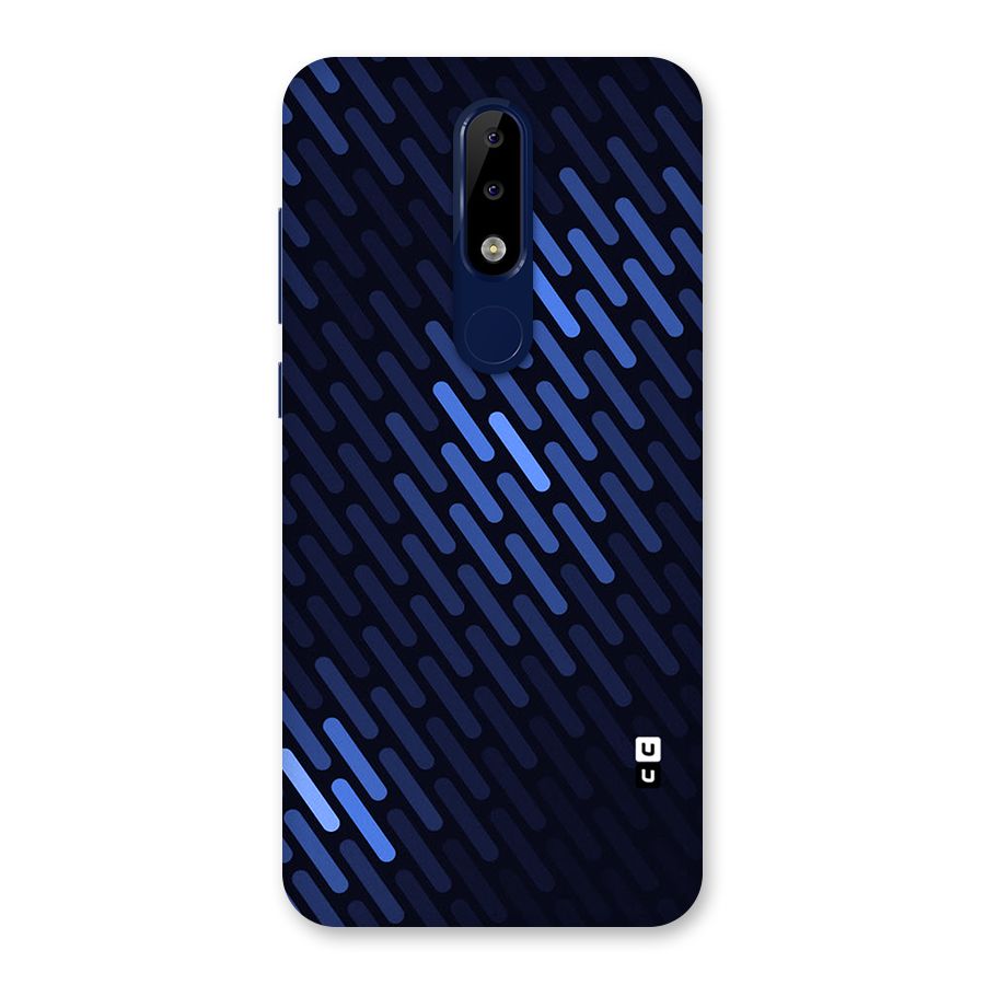 Pipe Shades Pattern Printed Back Case for Nokia 5.1 Plus