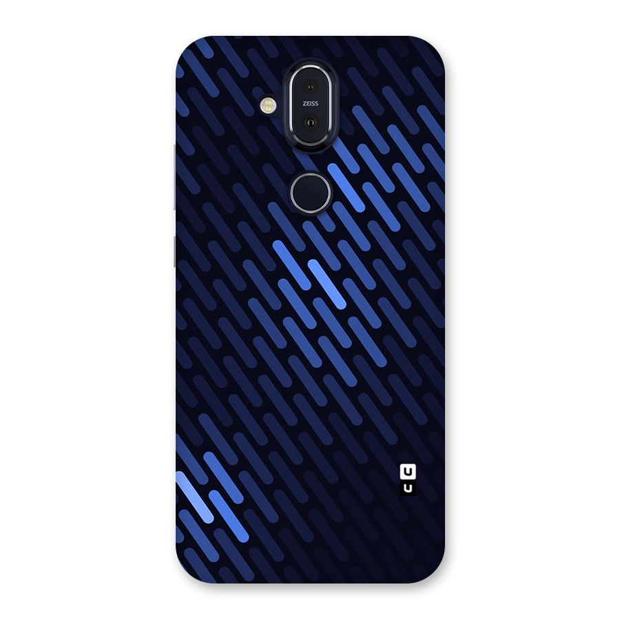 Pipe Shades Pattern Printed Back Case for Nokia 8.1