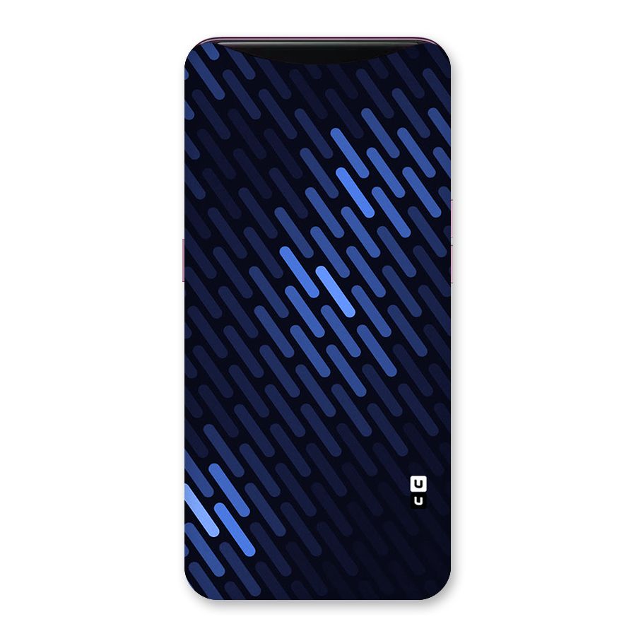 Pipe Shades Pattern Printed Back Case for Oppo Find X