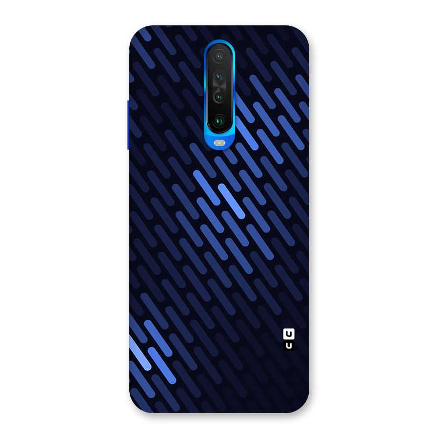 Pipe Shades Pattern Printed Back Case for Poco X2