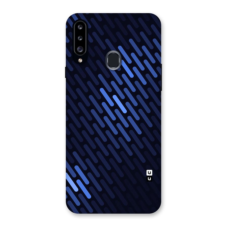 Pipe Shades Pattern Printed Back Case for Samsung Galaxy A20s