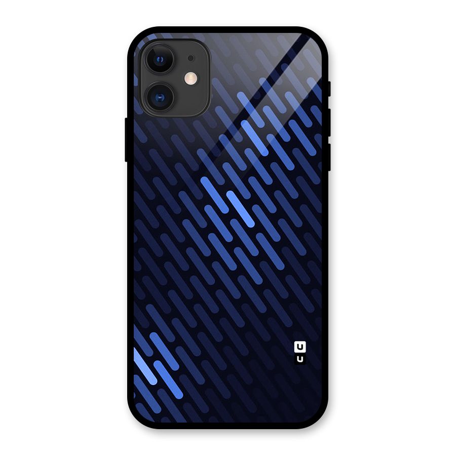 Pipe Shades Pattern Printed Glass Back Case for iPhone 11
