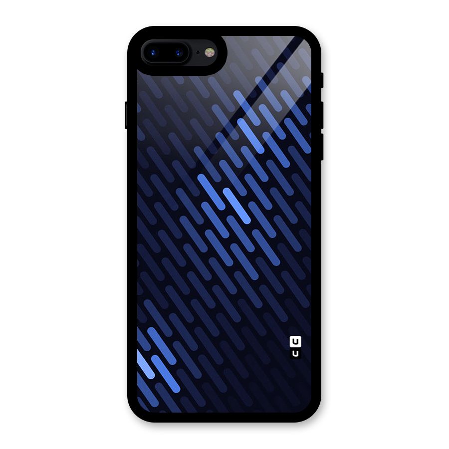 Pipe Shades Pattern Printed Glass Back Case for iPhone 8 Plus