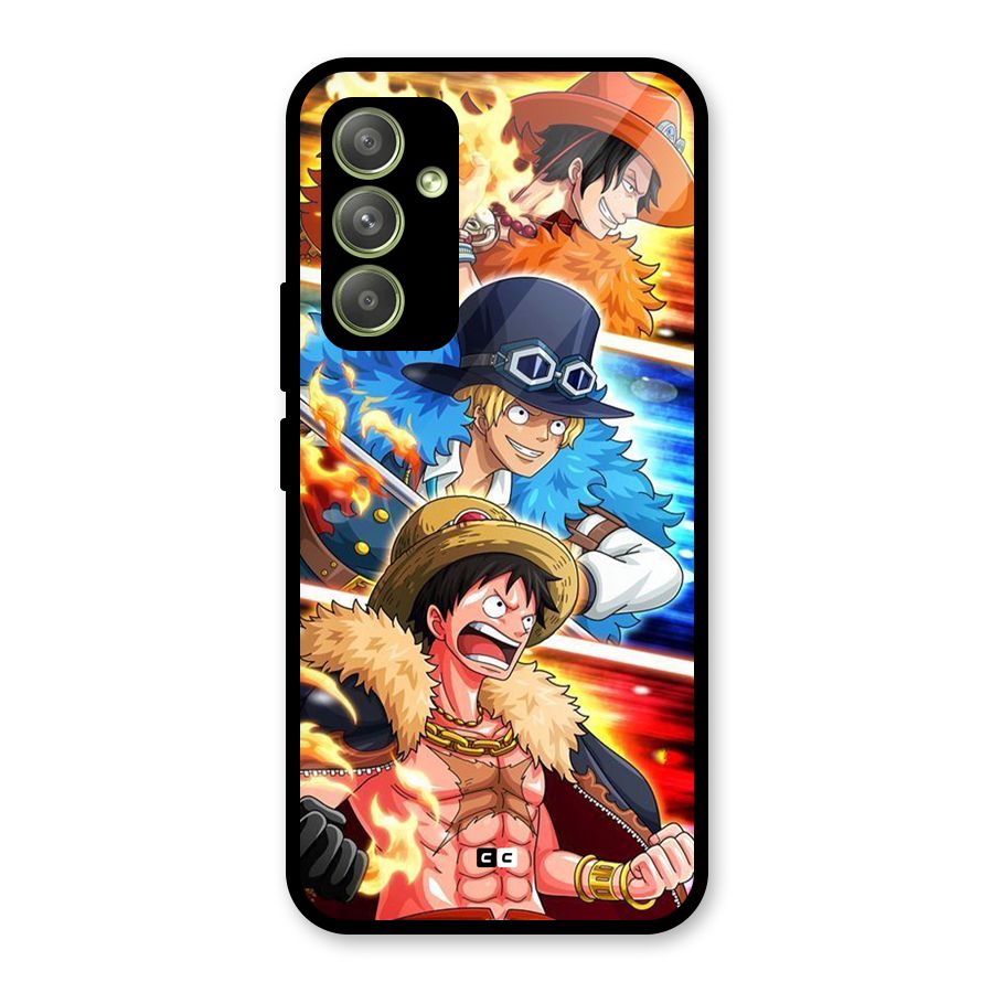 Pirate Brothers Glass Back Case for Galaxy A54