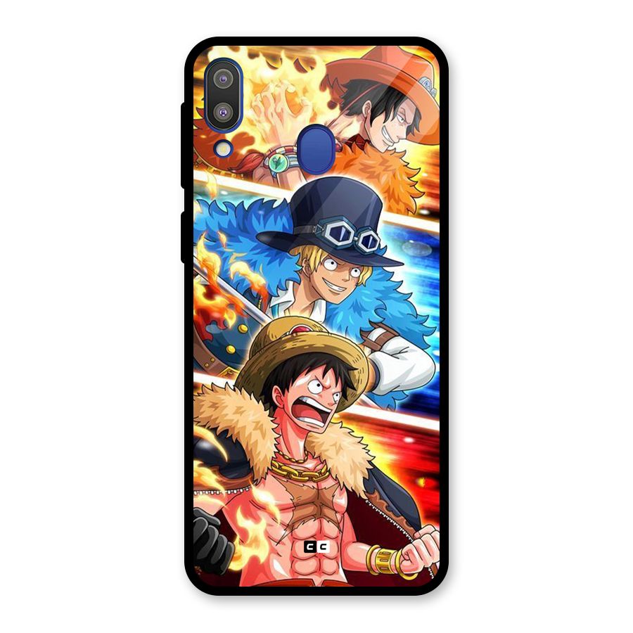 Pirate Brothers Glass Back Case for Galaxy M20