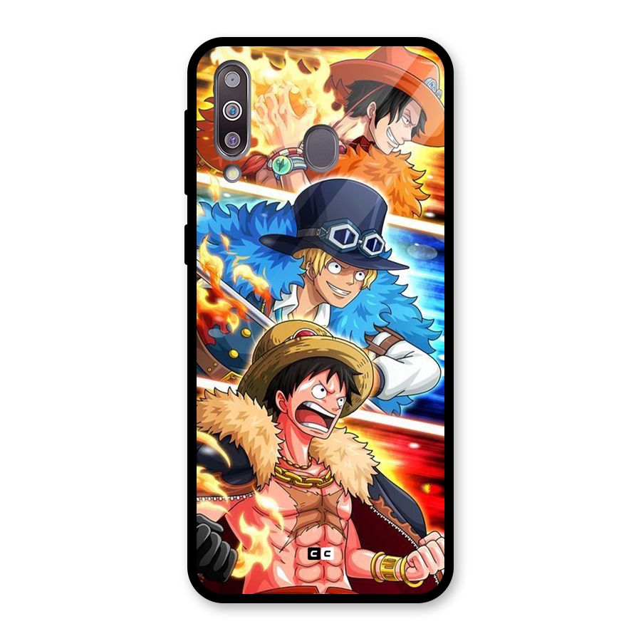 Pirate Brothers Glass Back Case for Galaxy M30