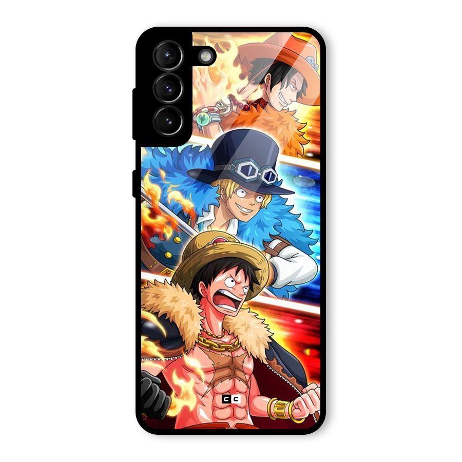 Pirate Brothers Glass Back Case for Galaxy S21 Plus