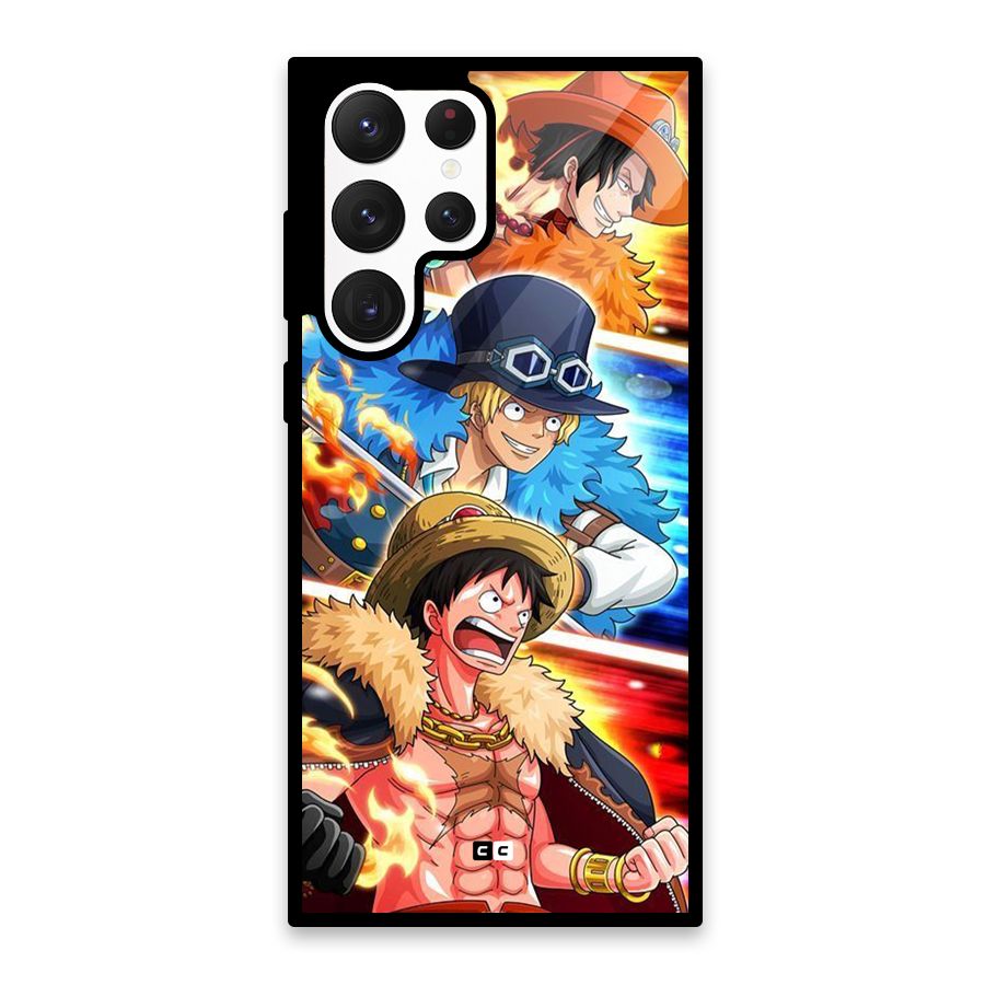 Pirate Brothers Glass Back Case for Galaxy S22 Ultra 5G