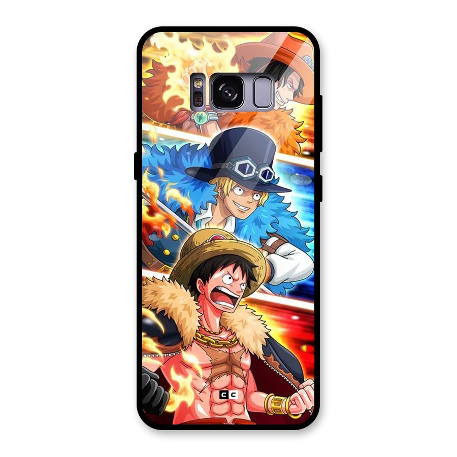 Pirate Brothers Glass Back Case for Galaxy S8