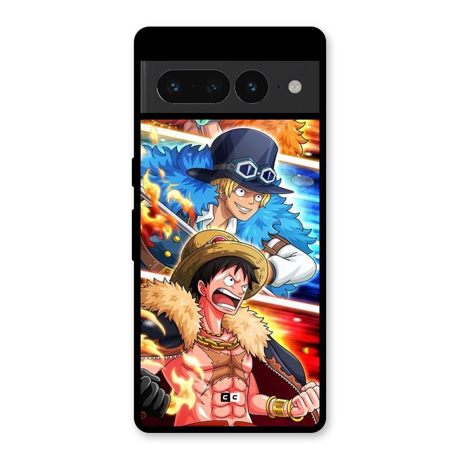 Pirate Brothers Glass Back Case for Google Pixel 7 Pro