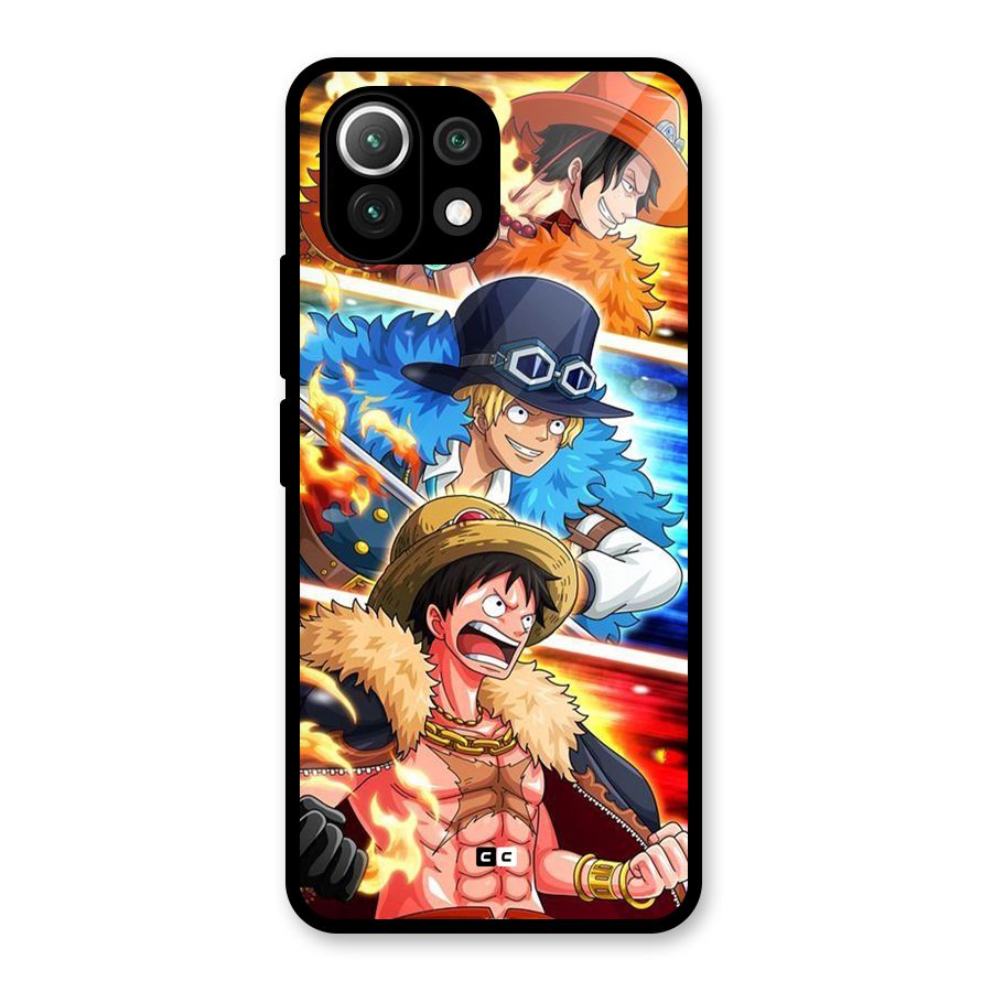 Pirate Brothers Glass Back Case for Mi 11 Lite NE 5G