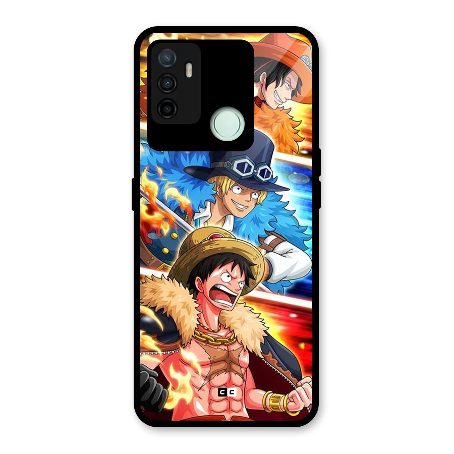 Pirate Brothers Glass Back Case for Oppo A53