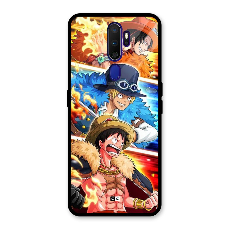 Pirate Brothers Glass Back Case for Oppo A9 (2020)