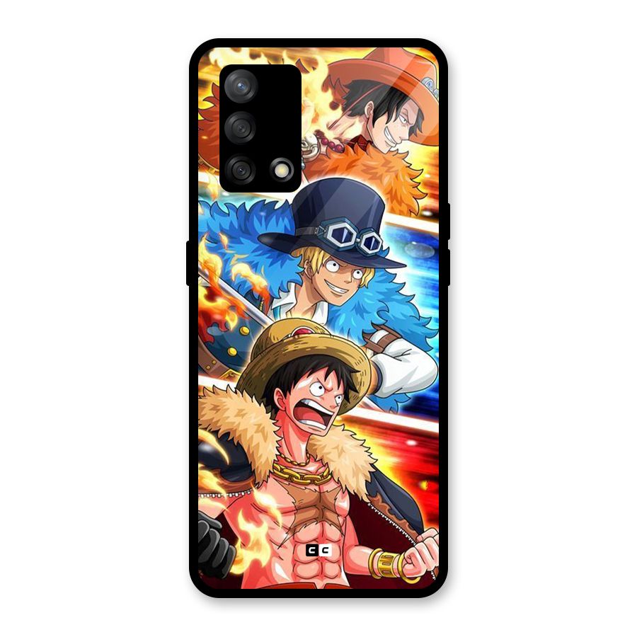Pirate Brothers Glass Back Case for Oppo F19