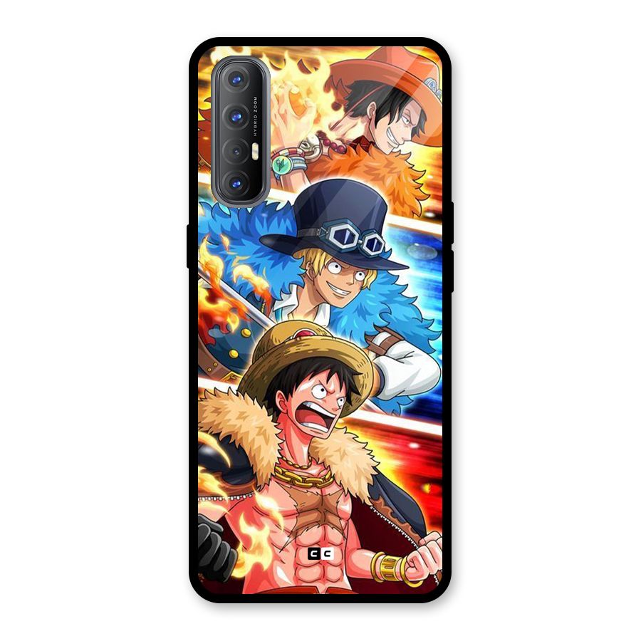 Pirate Brothers Glass Back Case for Oppo Reno3 Pro