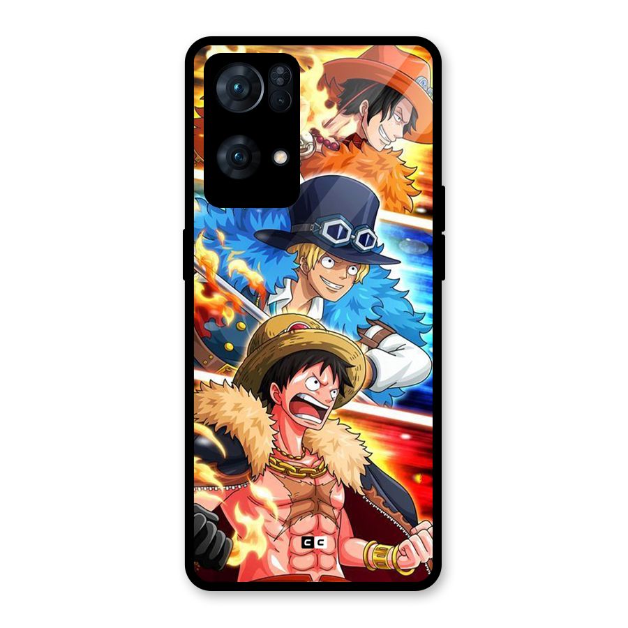 Pirate Brothers Glass Back Case for Oppo Reno7 Pro 5G