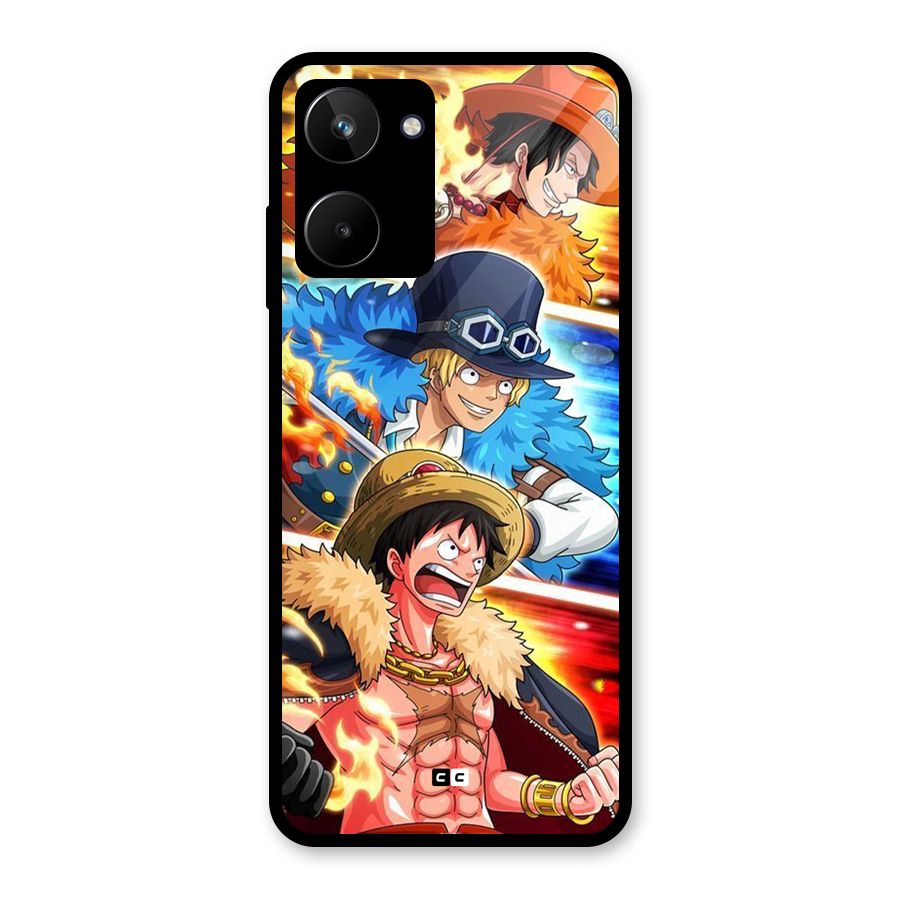 Pirate Brothers Glass Back Case for Realme 10