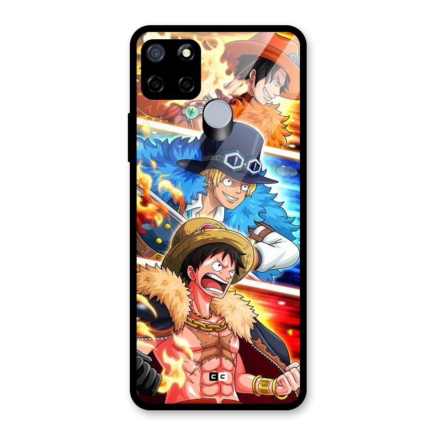 Pirate Brothers Glass Back Case for Realme Narzo 30A