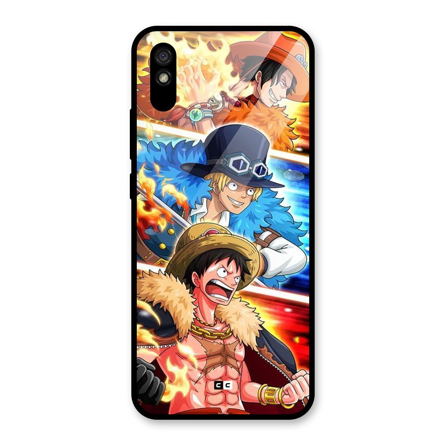Pirate Brothers Glass Back Case for Redmi 9i