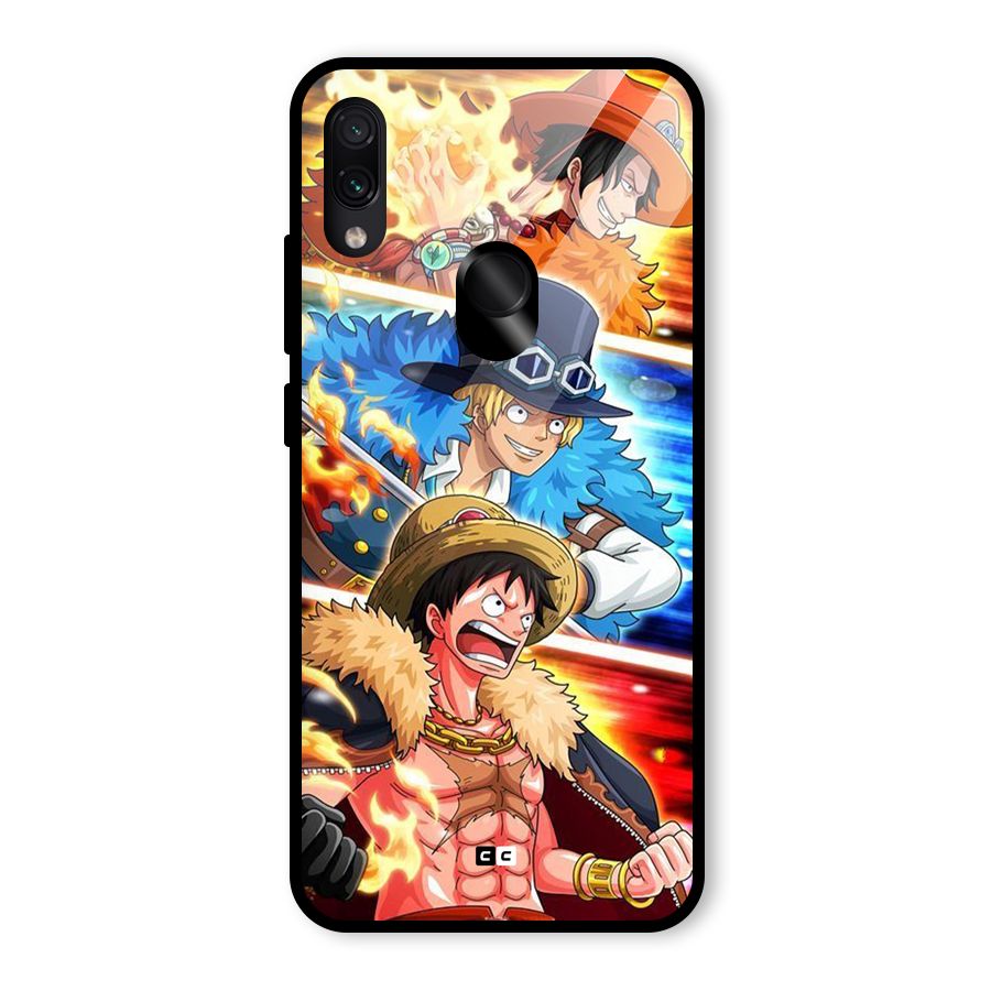 Pirate Brothers Glass Back Case for Redmi Note 7 Pro