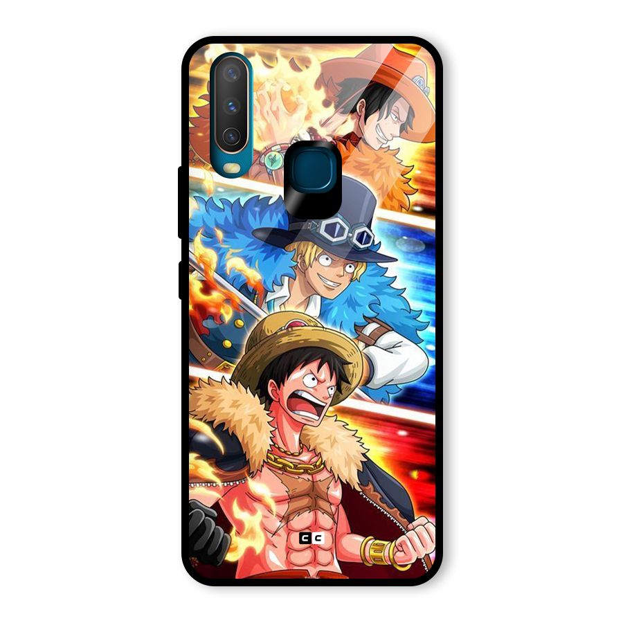 Pirate Brothers Glass Back Case for Vivo U10