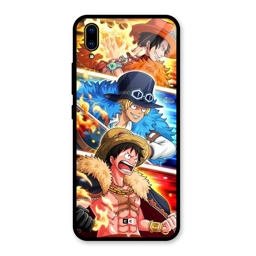 Pirate Brothers Glass Back Case for Vivo V11 Pro