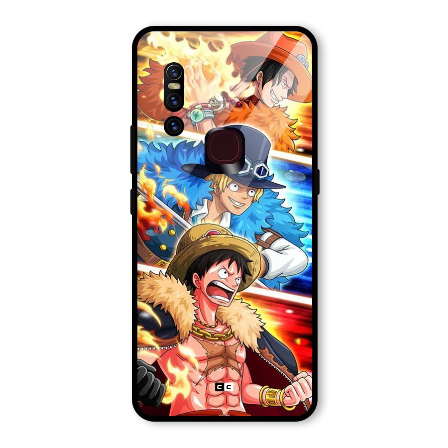 Pirate Brothers Glass Back Case for Vivo V15