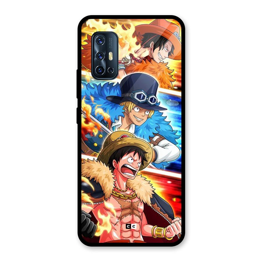 Pirate Brothers Glass Back Case for Vivo V17