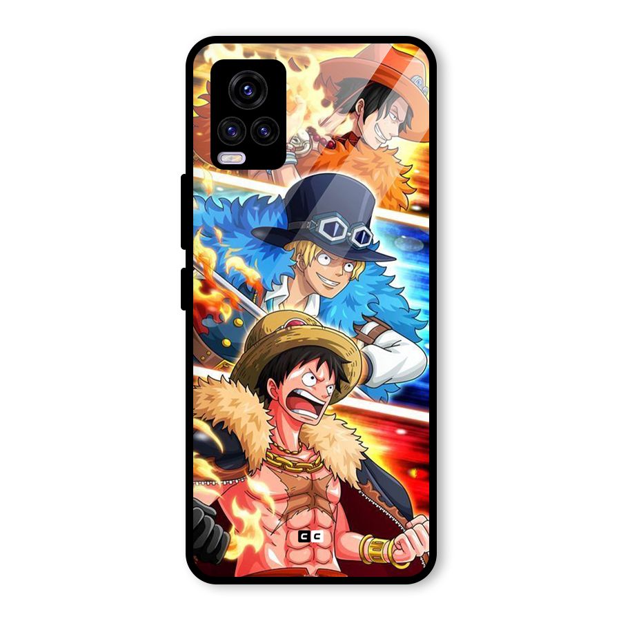 Pirate Brothers Glass Back Case for Vivo V20