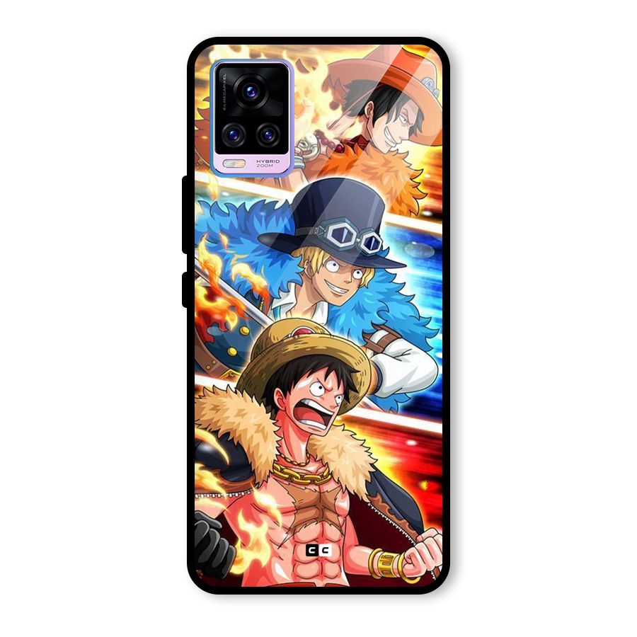Pirate Brothers Glass Back Case for Vivo V20 Pro