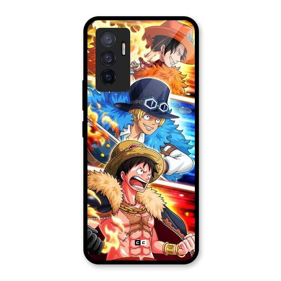 Pirate Brothers Glass Back Case for Vivo V23e