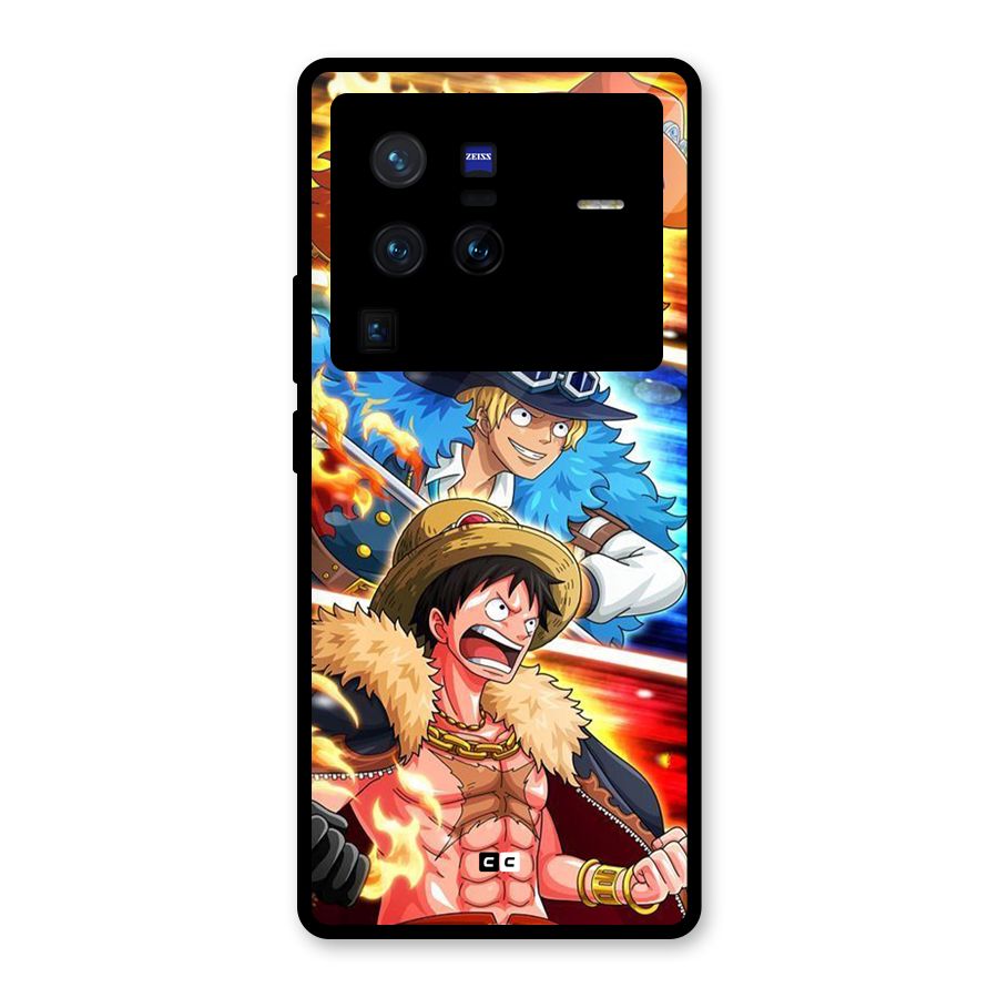 Pirate Brothers Glass Back Case for Vivo X80 Pro